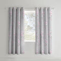 Catherine Lansfield Canterbury Floral Lined Blackout Eyelet Curtains