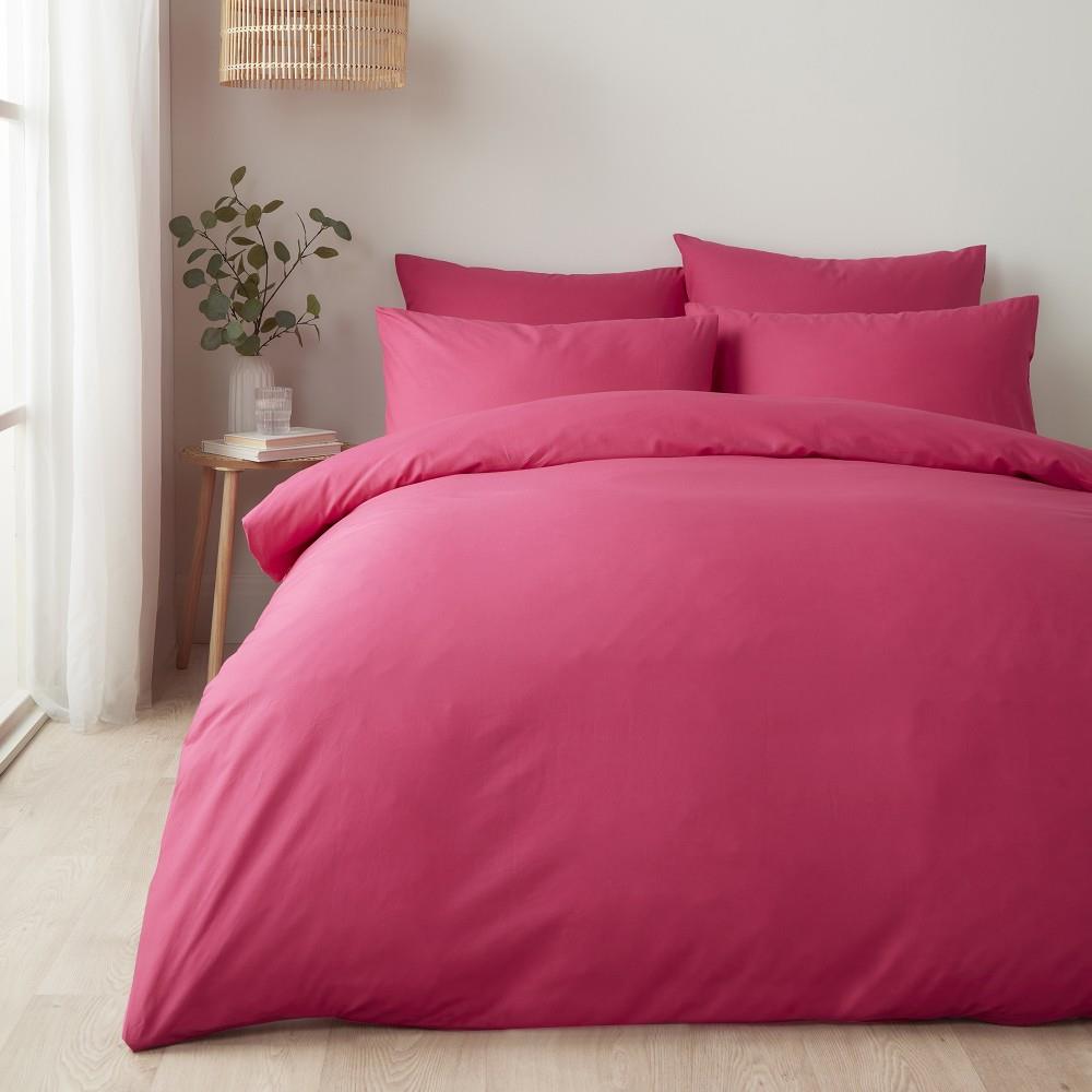 Appletree Style Pure Plain 100% Cotton Duvet Cover Set