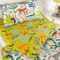 Little Big Cloud Jungletastic Print Fitted Sheet
