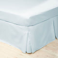 Belledorm Easycare Polycotton Percale 200 Thread Count Box Pleat Platform Valance, Duck Egg, Double