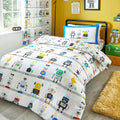Bedlam Kids Robots Print Fitted Sheet