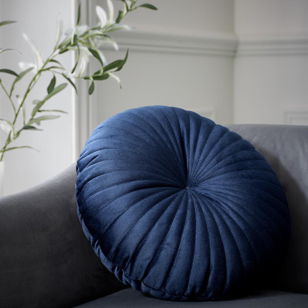 Catherine Lansfield Round Cushion Soft Touch 40x40cm Cushion