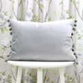 Riva Paoletti Fiesta Velvet Pom Pom Fringe Cushion Cover