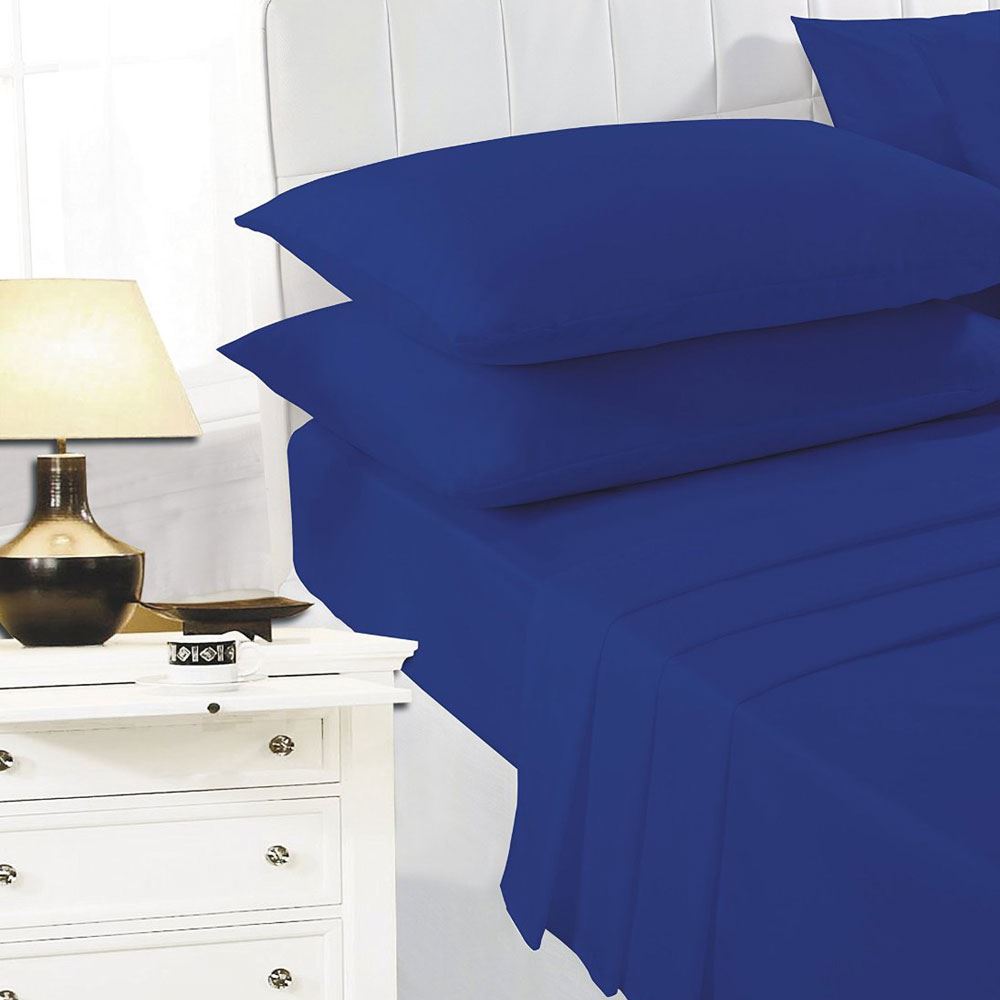 Night Zone Easy Care Polycotton Flat Sheet