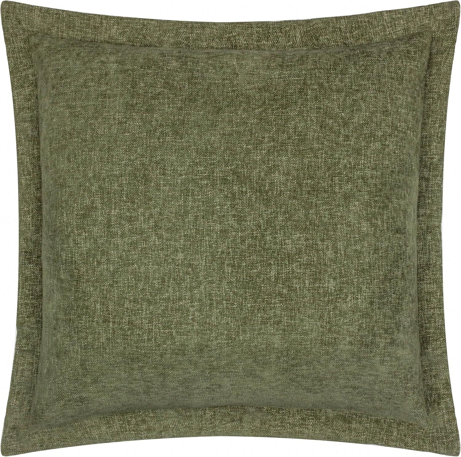Yard Dune Velvet Chenille Textured Oxford Edge Cushion Cover