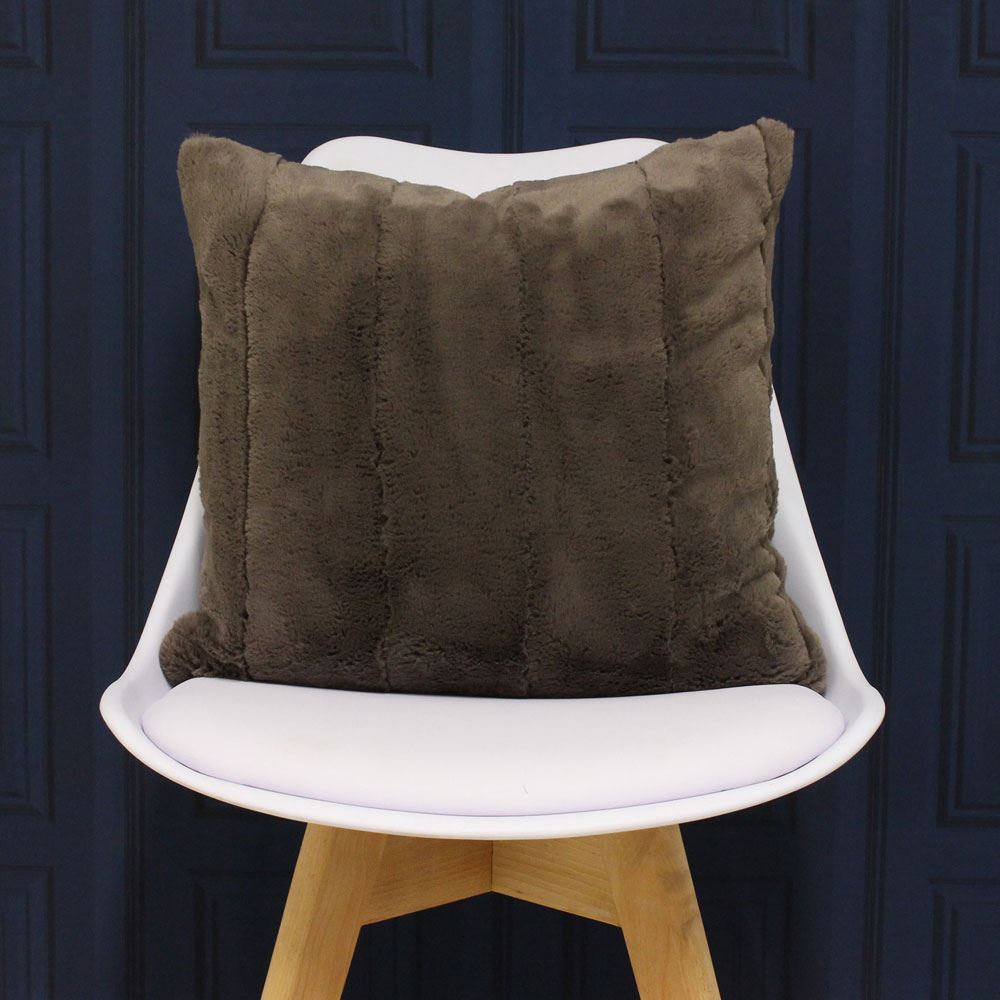 Riva Paoletti Empress Super Soft Faux Fur Cushion Cover