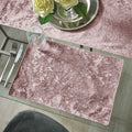 Catherine Lansfield Crushed Velvet Table Place Mat