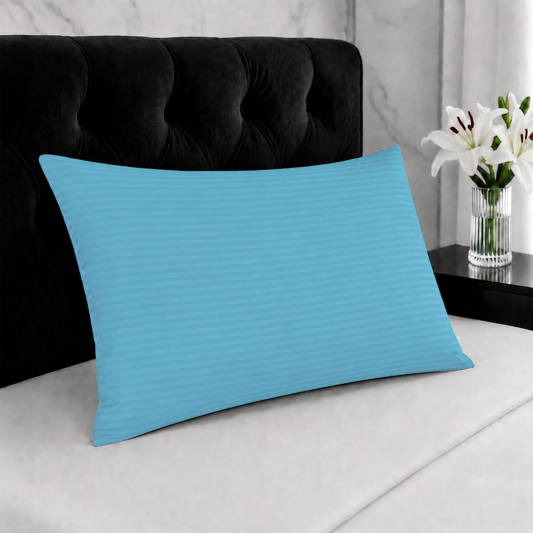 Night Zone Satin Stripe 100% Cotton 250 Thread Count Housewife Pillow Case