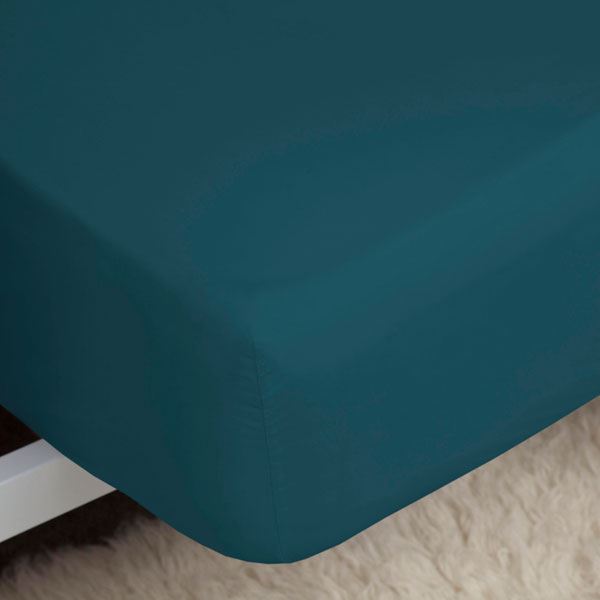 Belledorm Easycare Polycotton Percale 200 Thread Count 11 Inch Deep Fitted Sheet