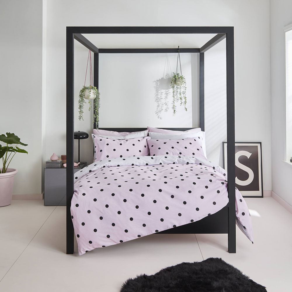 Sassy B Spot On Polka Print Reversible Duvet Cover Set