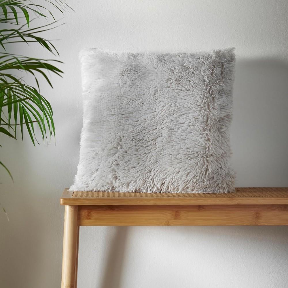 Catherine Lansfield Cuddly Deep Pile Faux Fur 45x45cm Cushion