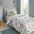 Bianca Transport Print 100% Cotton Reversible Duvet Cover Set