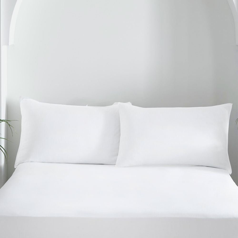 Appletree Cassia 180 Thread Count 100% Cotton Percale Housewife Pillowcase