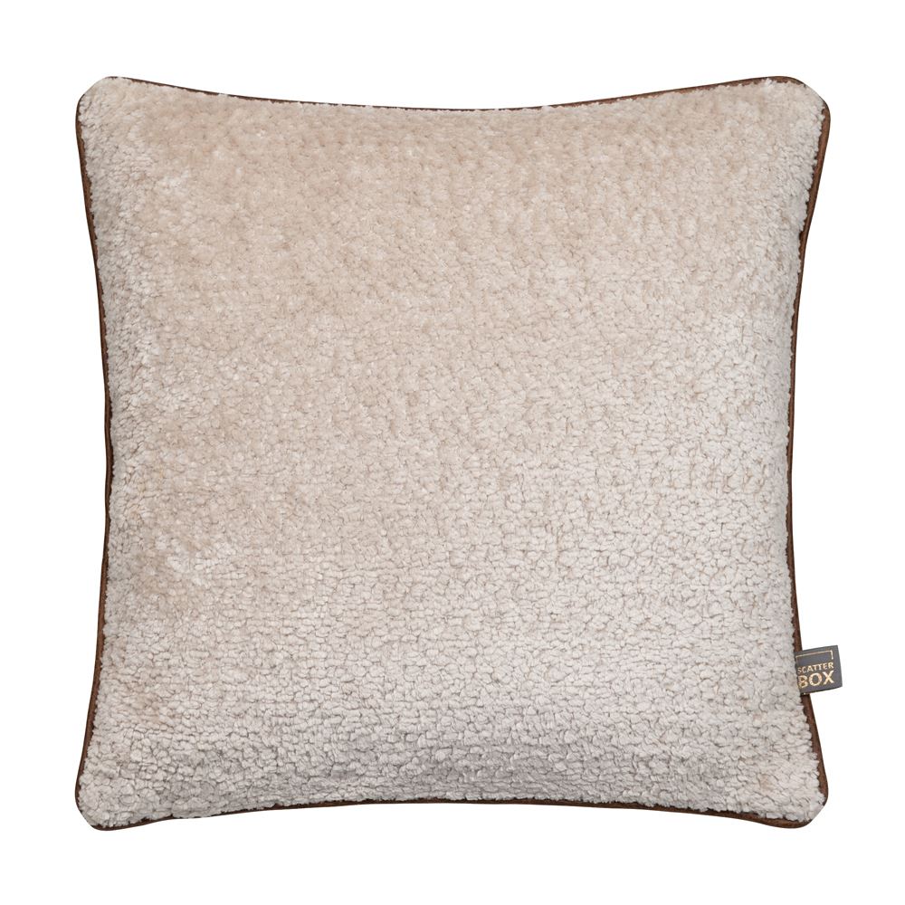Scatter Box Quilo Textured Boucle Feather Filled Piped Edge Cushion