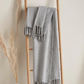 Drift Home Quinn Woven 100% Recycled Eco-Friendly Cotton Rich Fringed Throw