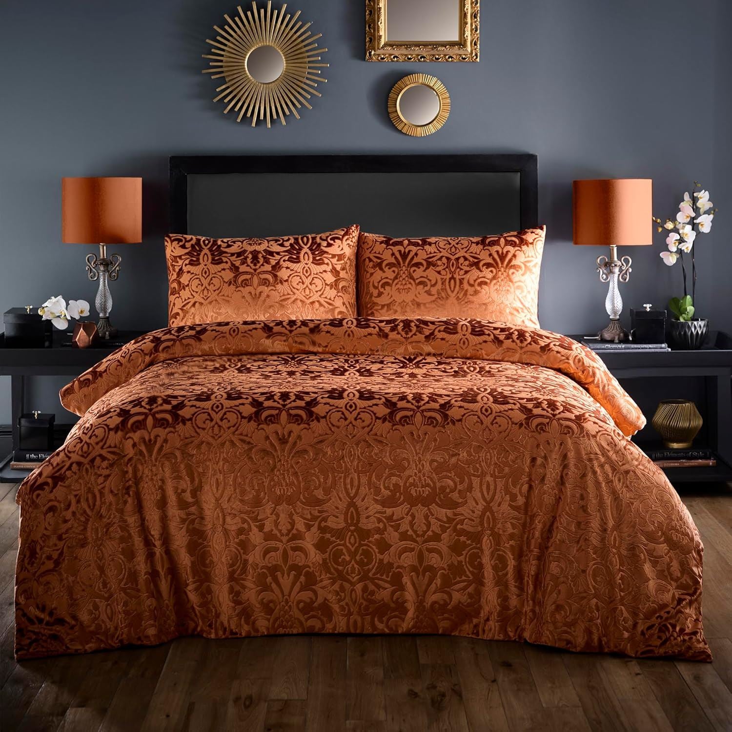 Laurence Llewelyn Bowen Firenza Damask Jacquard Duvet Cover Set
