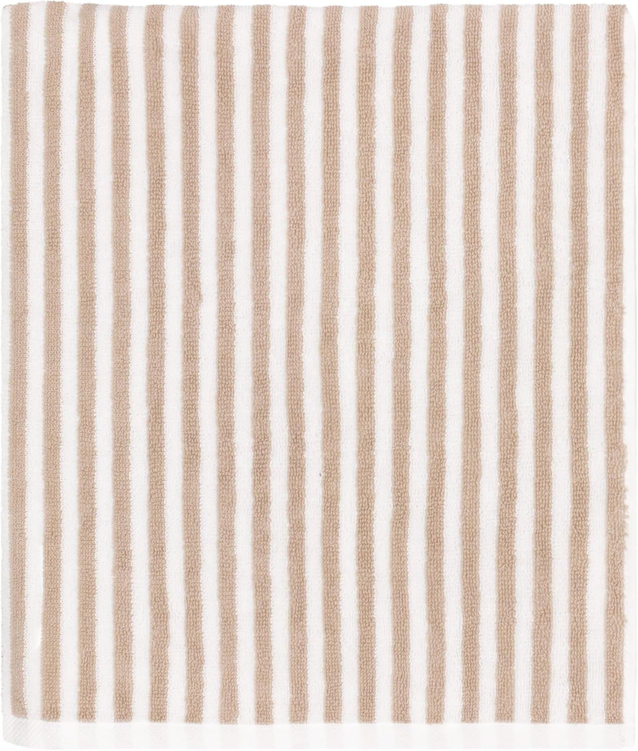 Yard Hebden Striped Ultra-Soft 100% Cotton Terry Bath Towel