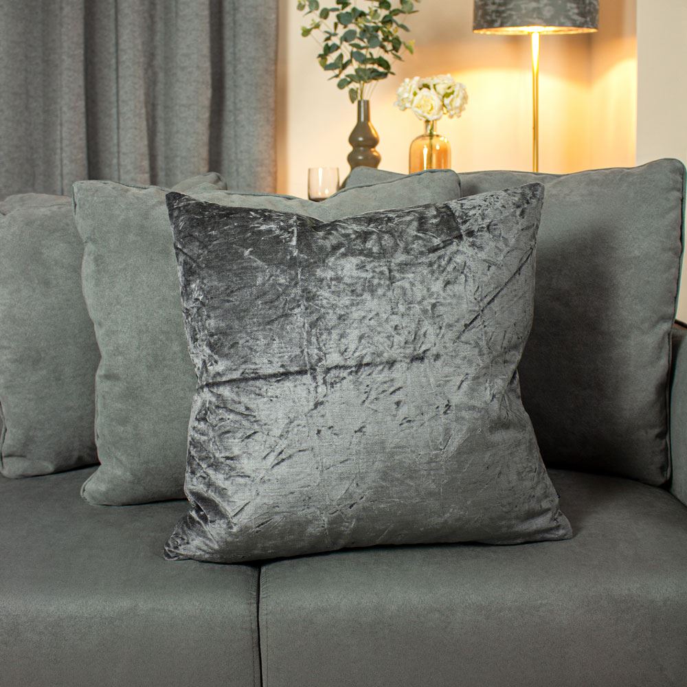 Ashley Wilde Kassaro Crushed Velvet Cushion Cover