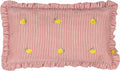 Furn Les Fruites Pinstripe Ruffle Frilled Edge Cushion Cover