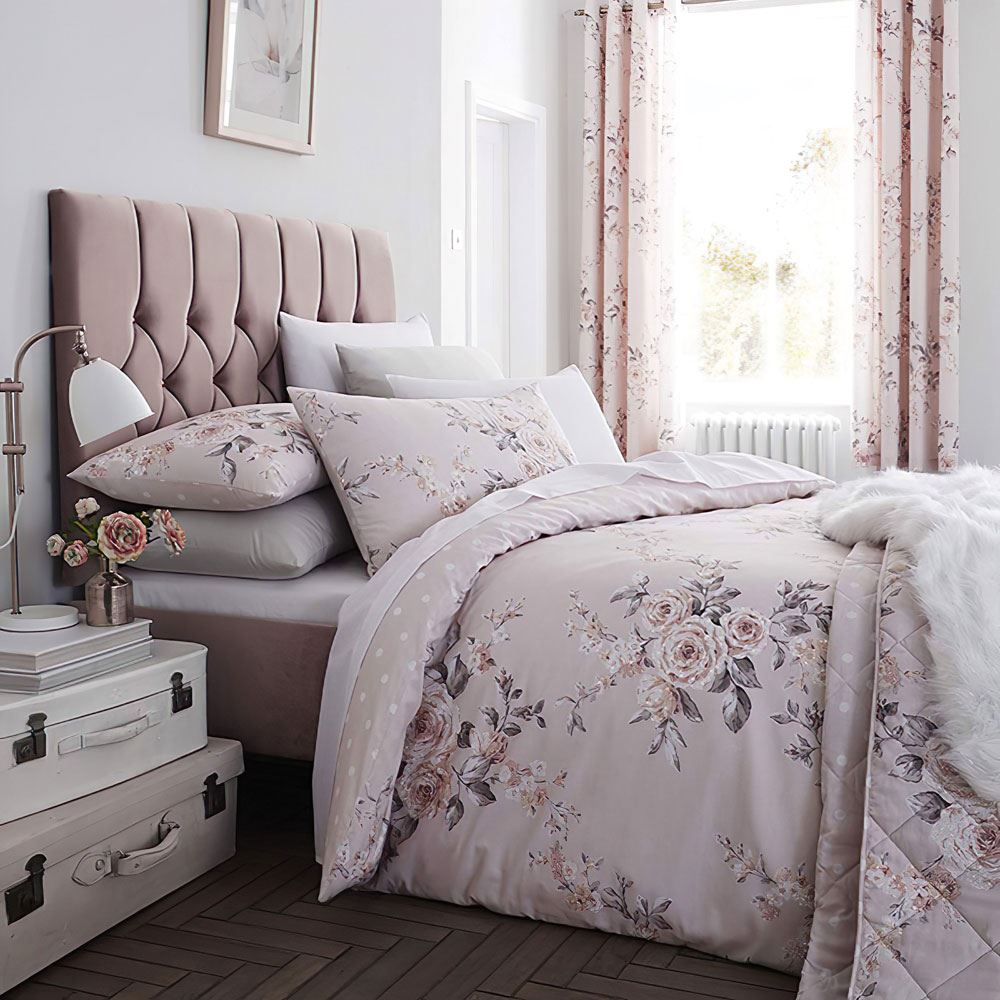 Catherine Lansfield Canterbury Easy Care Quilted Bedspread