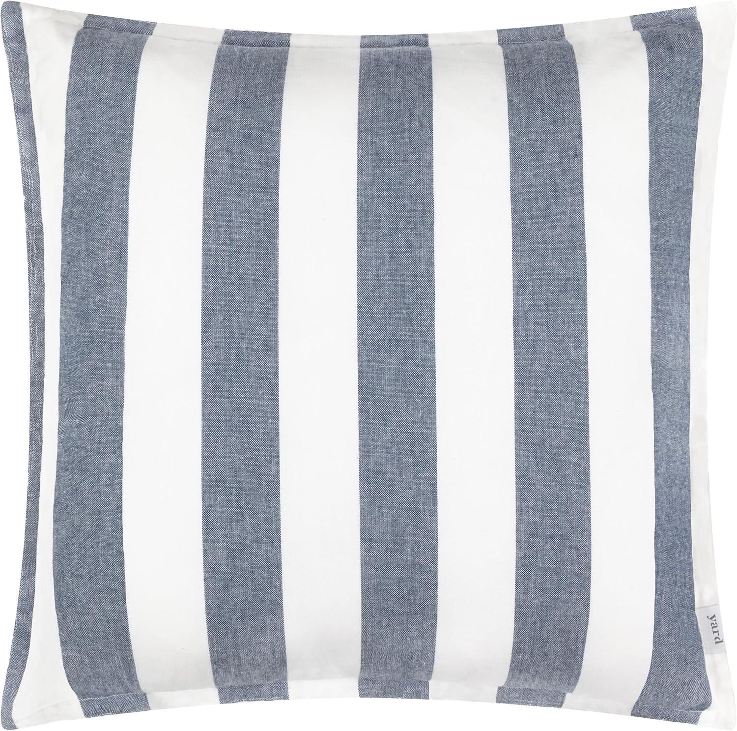 Yard Hayle Stripe Woven Water Resistant Outdoor Oxford Edge Cushion Cover