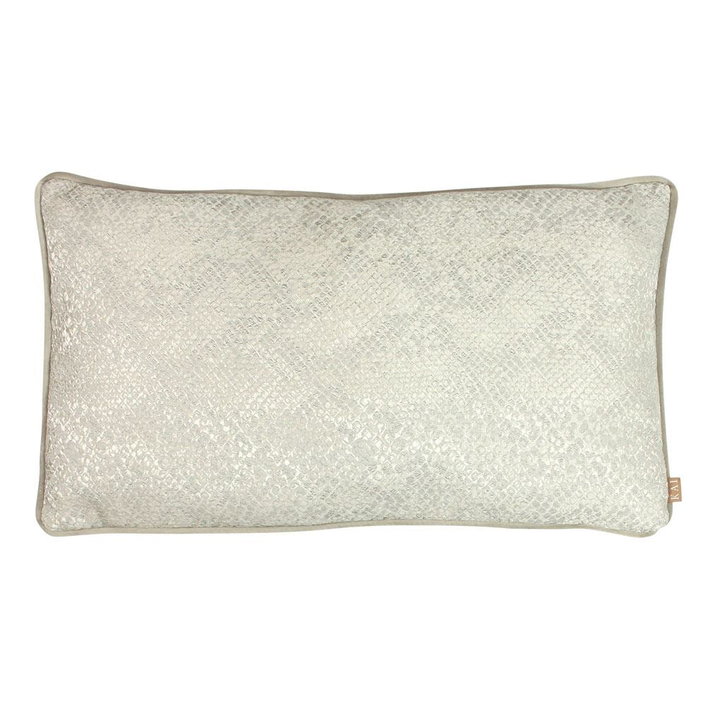 Kai Viper Snake Skin Print Piped Edge Cushion Cover