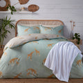 Fusion Milo Giraffe Print Easy Care Reversible Duvet Cover Set
