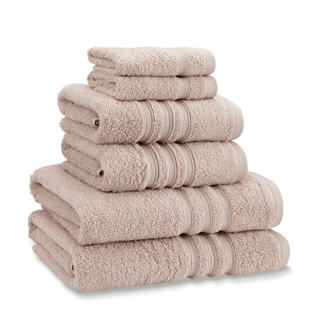 Catherine Lansfield Zero Twist 100% Micro Yarn Cotton 6 Piece Towel Bale