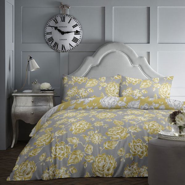 Dreams & Drapes Mishka Floral Print Reversible Duvet Cover Set