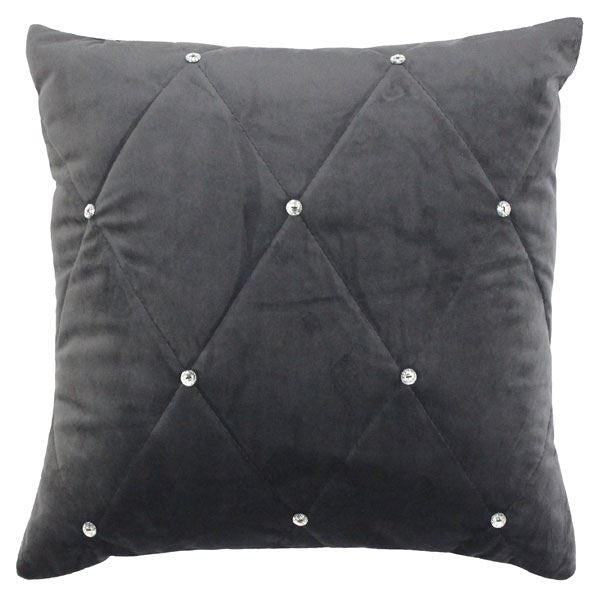 Riva Paoletti New Diamante Quilted Cushion Cover