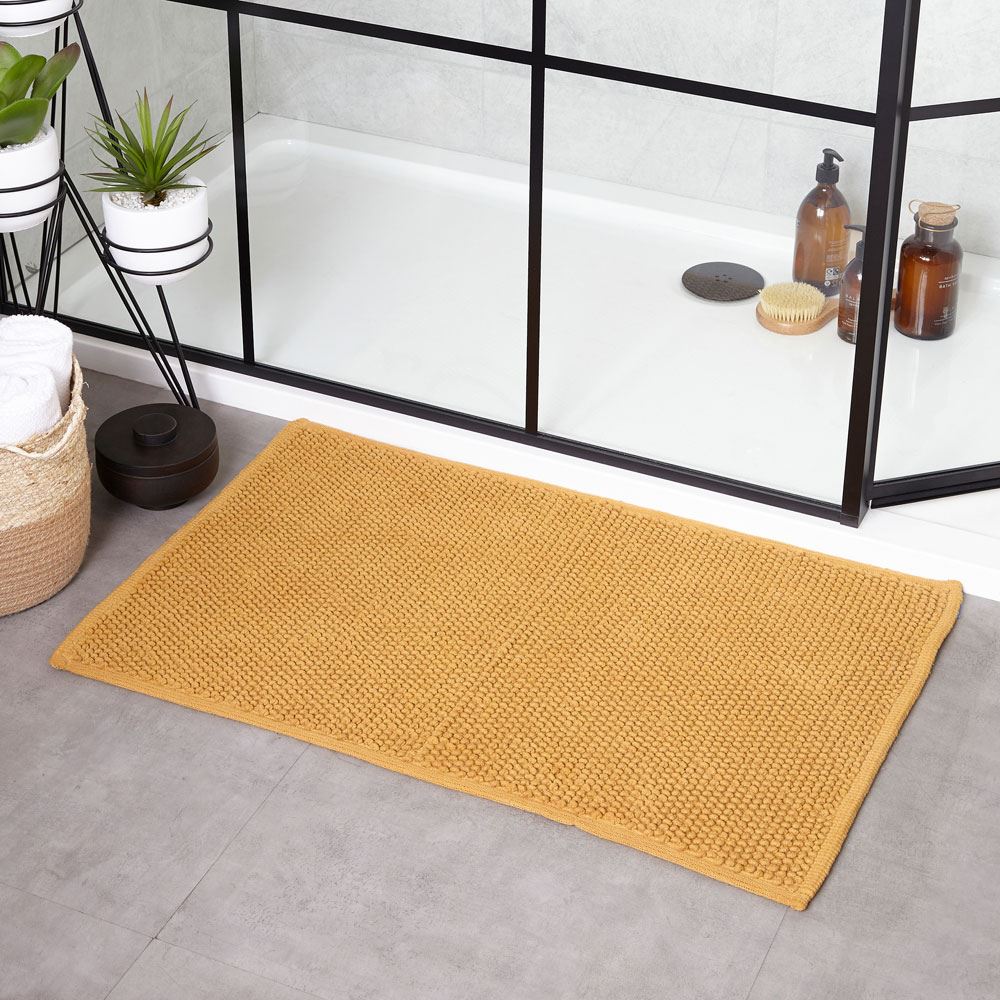 The Linen Yard Loft 100% Combed Cotton Bath Mat