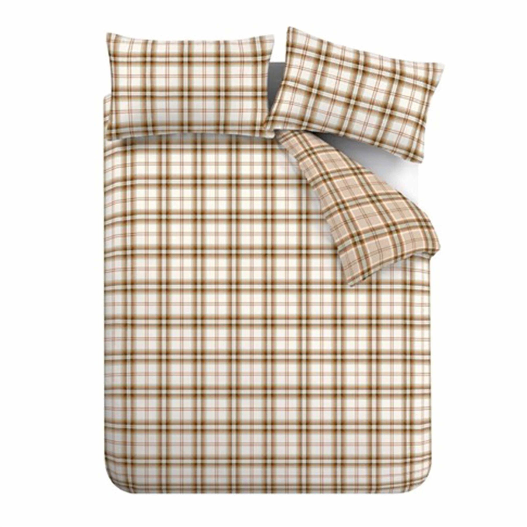 Catherine Lansfield Kelso Reversible Tartan Check Duvet Cover Set