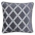 Riva Paoletti Hermes Geometric Diamond Chenille Cushion Cover