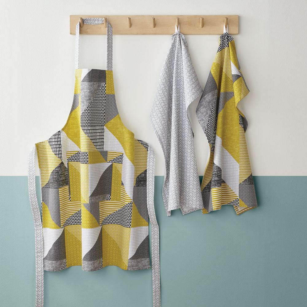 Catherine Lansfield Larsson Geo 100% Cotton Apron