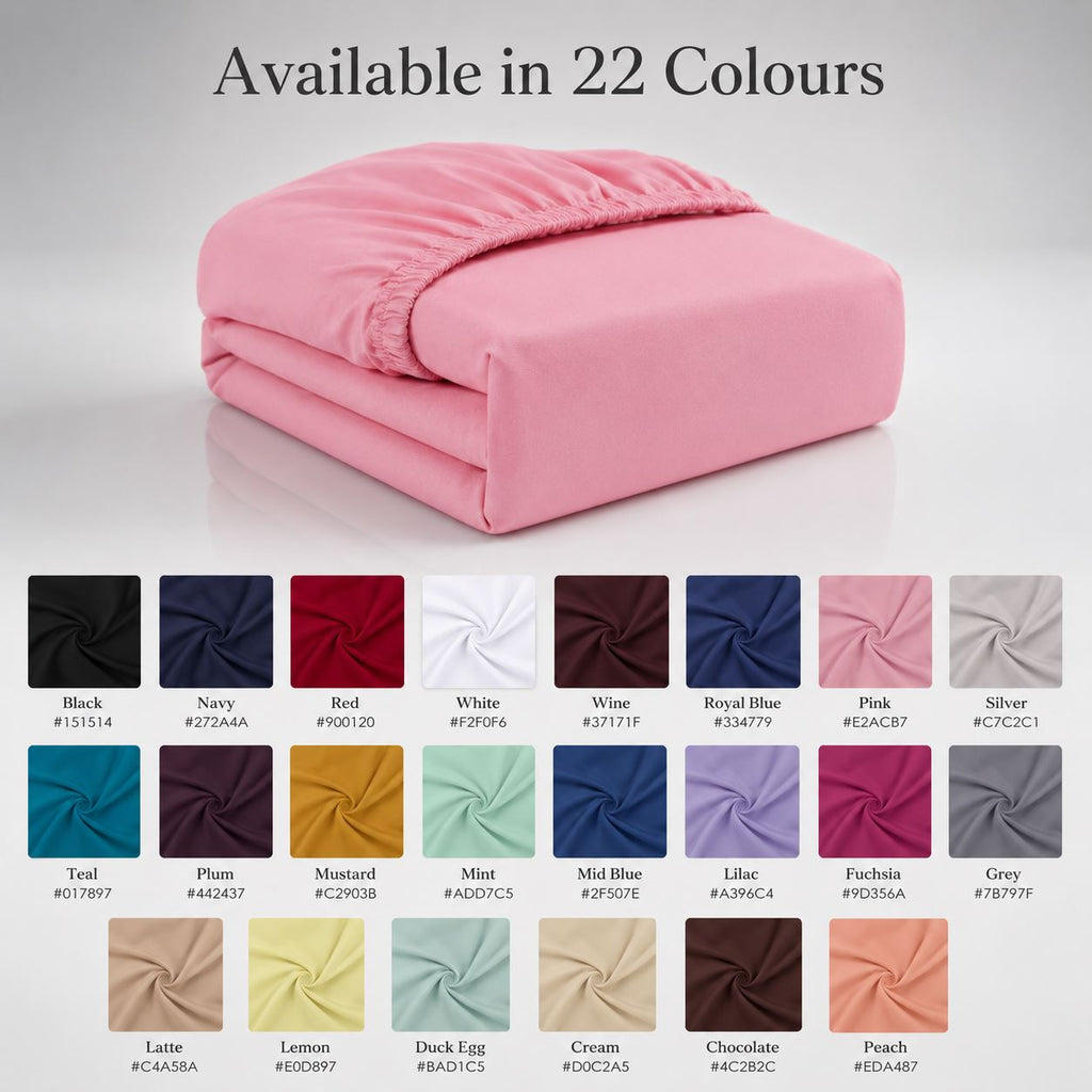 Night Zone Easy-care extra deep fitted sheets