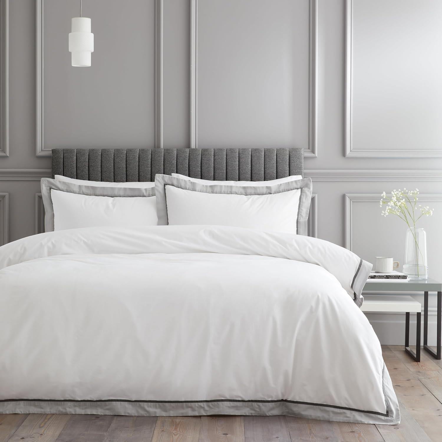 Bianca Mayfair 100% Cotton Percale 200 Thread Count Duvet Cover Set