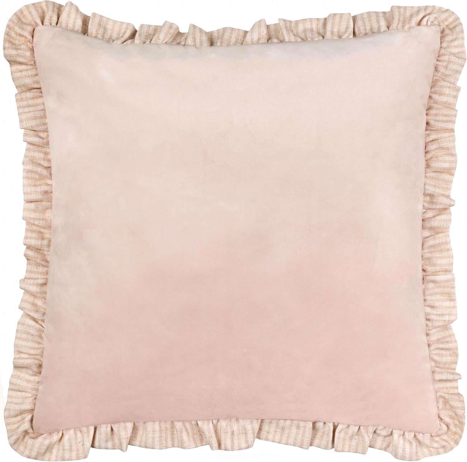 Wylder Solene Matte Velvet Ruffle Edge Cushion Cover