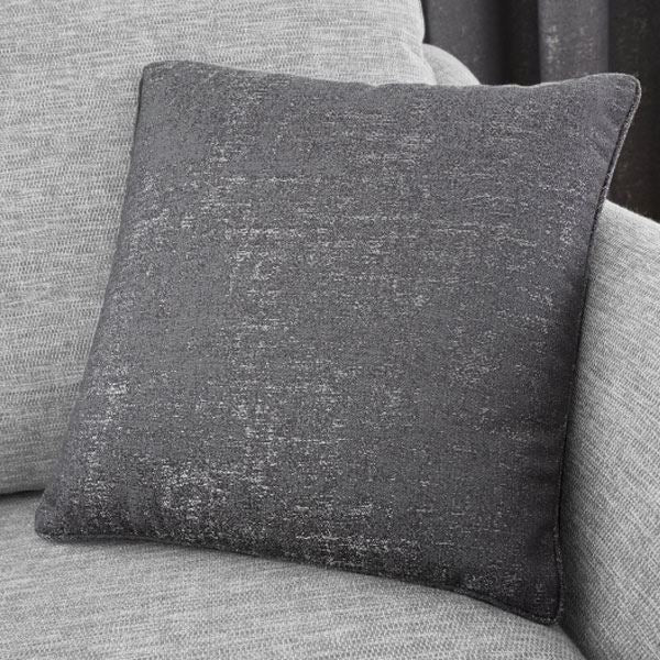 Curtina Solent Cushion Cover, Graphite, 43 x 43 Cm