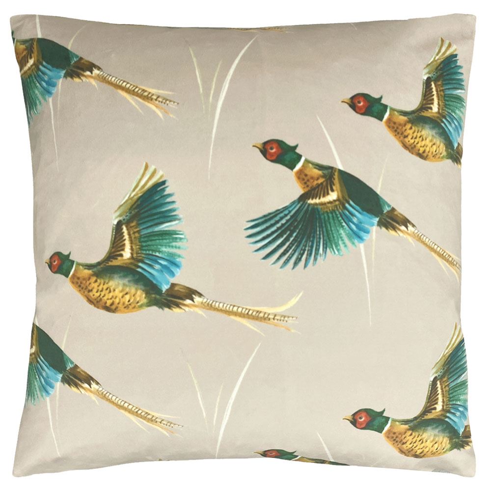 Evans Lichfield Country Flying Pheasants Print Cushion Cover