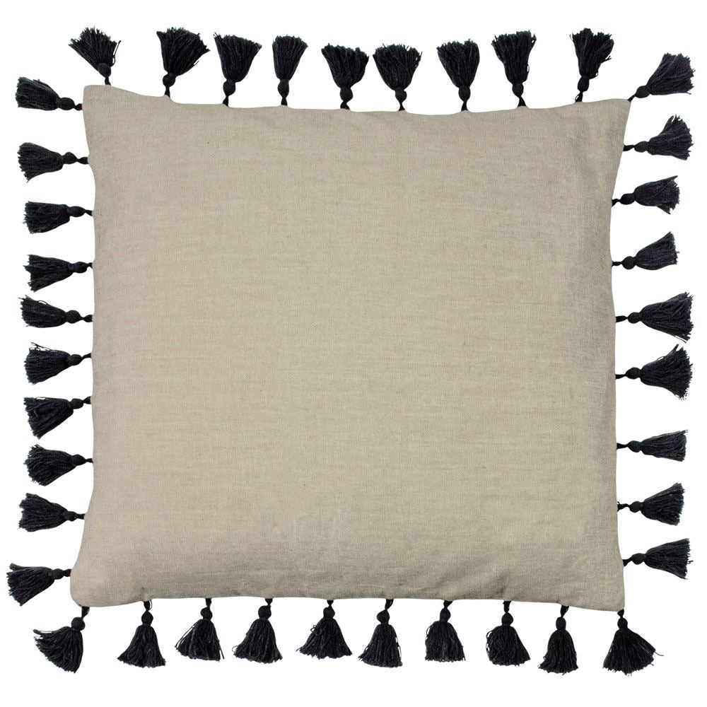 Furn Dune 100% Cotton Chambray Tasselled Cushion Cover
