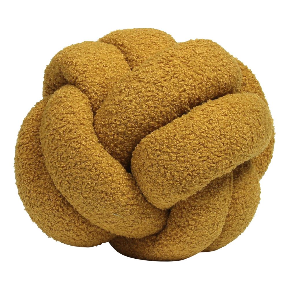 Furn Boucle Knot Fleece 3D Filled Cushion