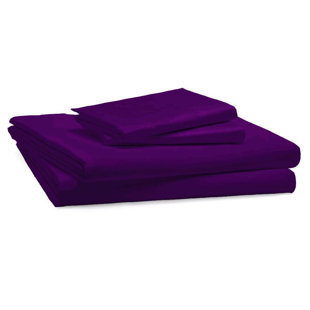 Linens Limited Polycotton Non Iron Percale 180 Thread Count Flat Sheet