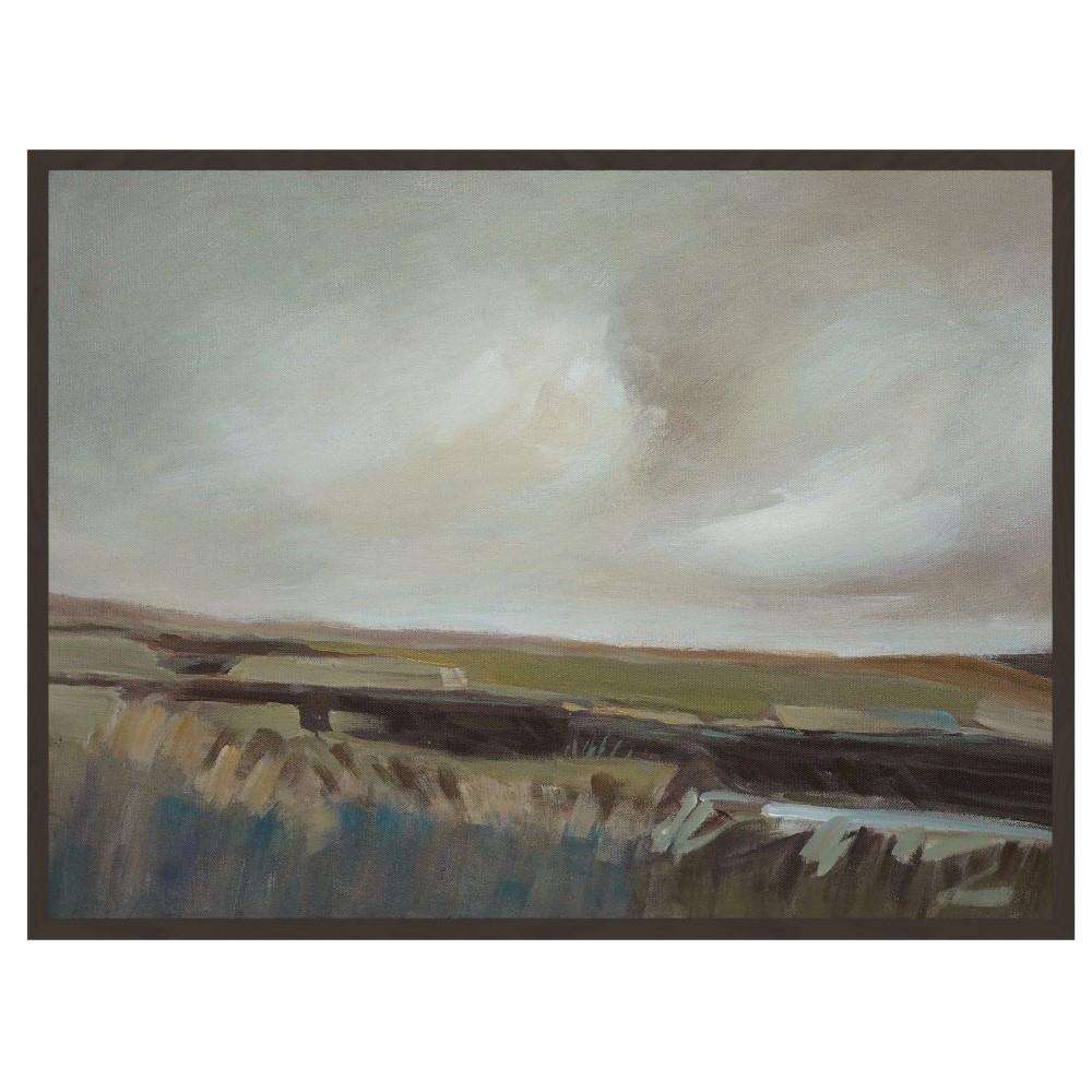 Scatter Box Inver 2 Contemporary Abstract Framed Hand Painted Print Canvas Wall Art