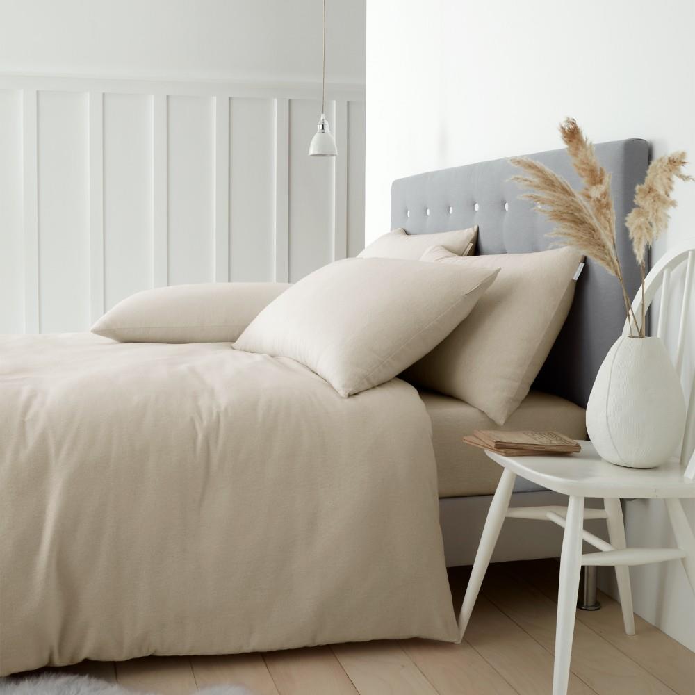 Catherine Lansfield 100% Brushed Cotton Duvet Cover Set