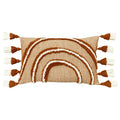 Furn Rainbow Tufted 100% Cotton Tasselled Cushion Cover