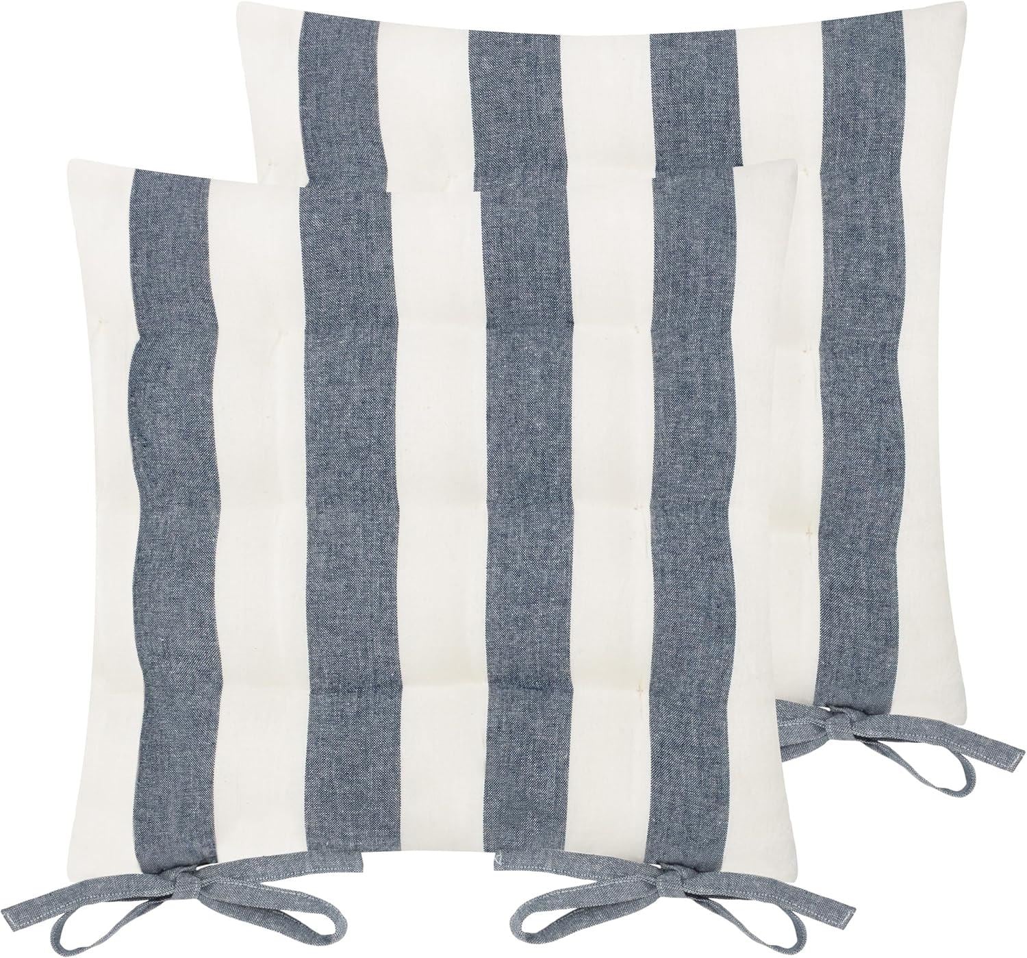 Yard Hayle Stripe 100% Cotton Indoor/Outdoor Seat Pad