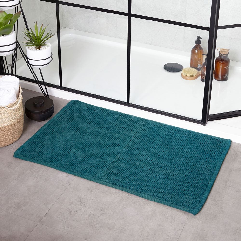 The Linen Yard Loft 100% Combed Cotton Bath Mat