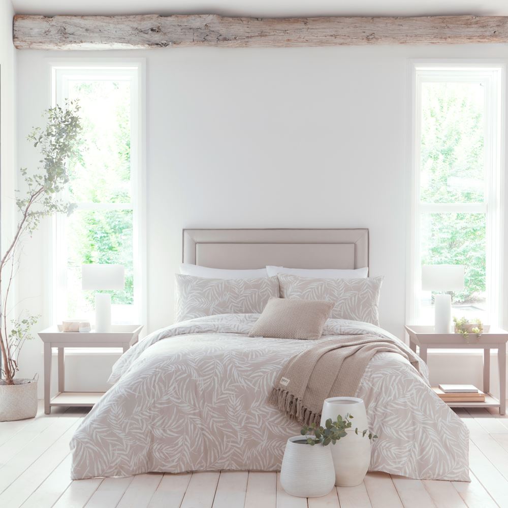 Drift Home Joelle Botanical Print Sustainable Eco-Friendly Reversible Duvet Cover Set
