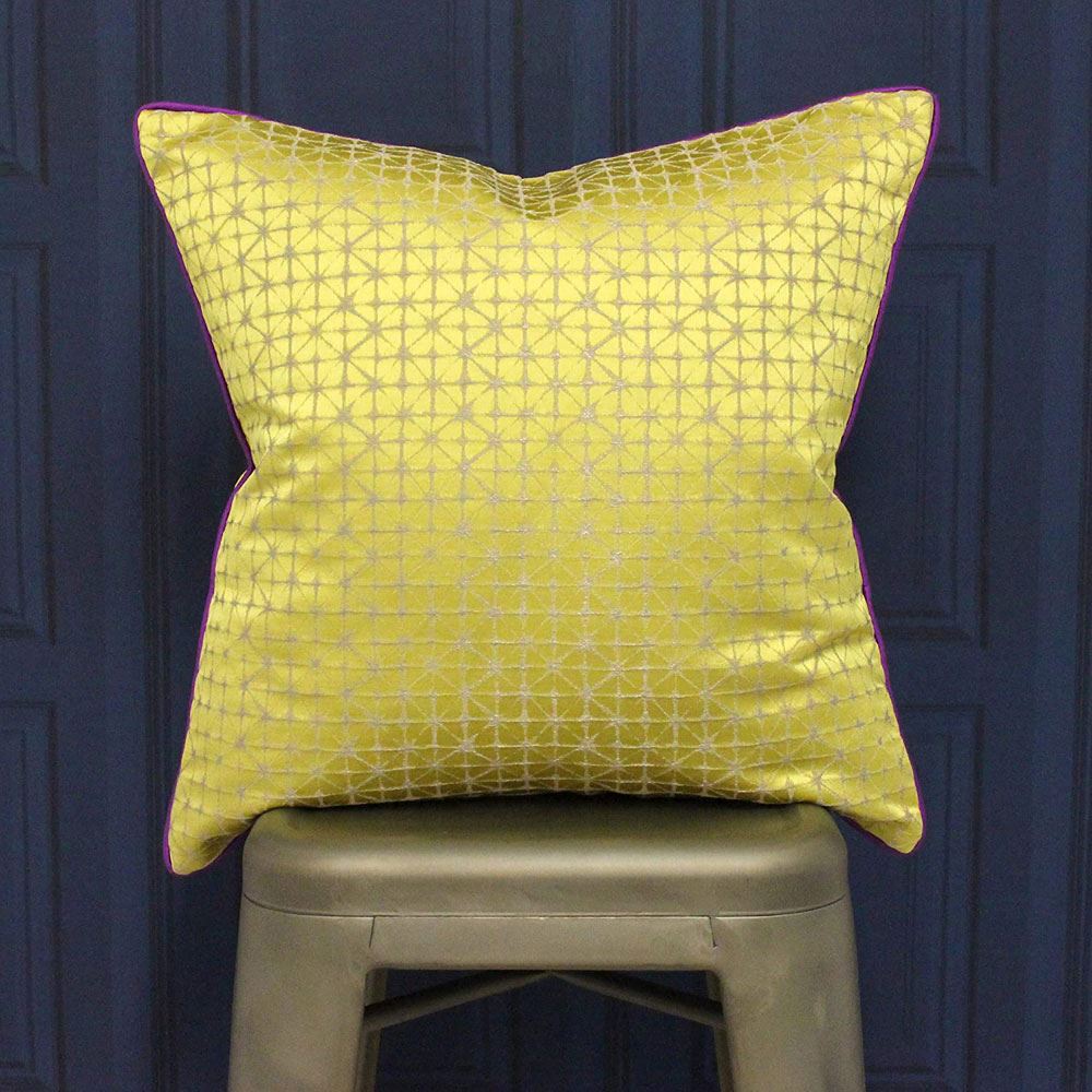 Riva Paoletti Pimlico Geometric Diamond Jacquard Weave Cushion Cover