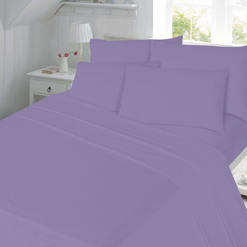 Night Zone Polycotton Percale 180 Thread Count Fitted Sheet